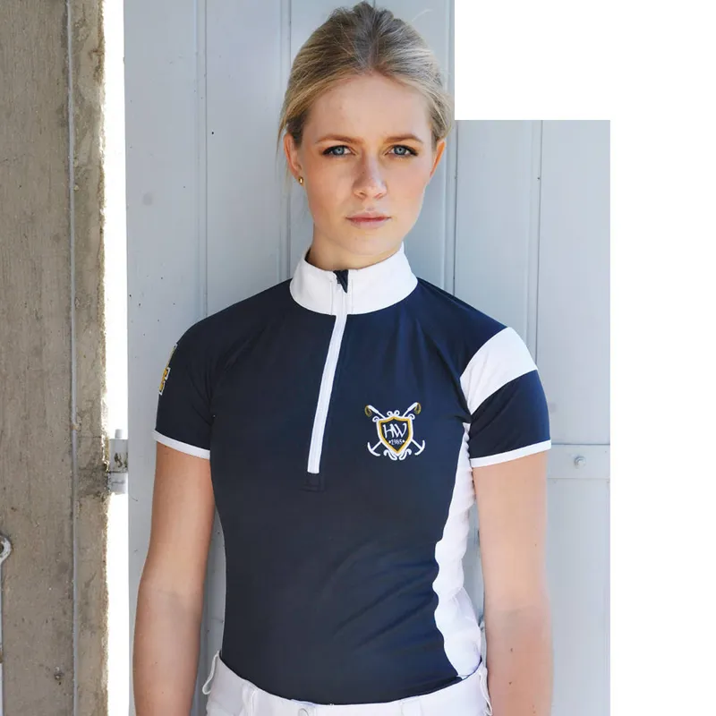 Horseware Eda Ladies Technical Polo Shirt - French Navy